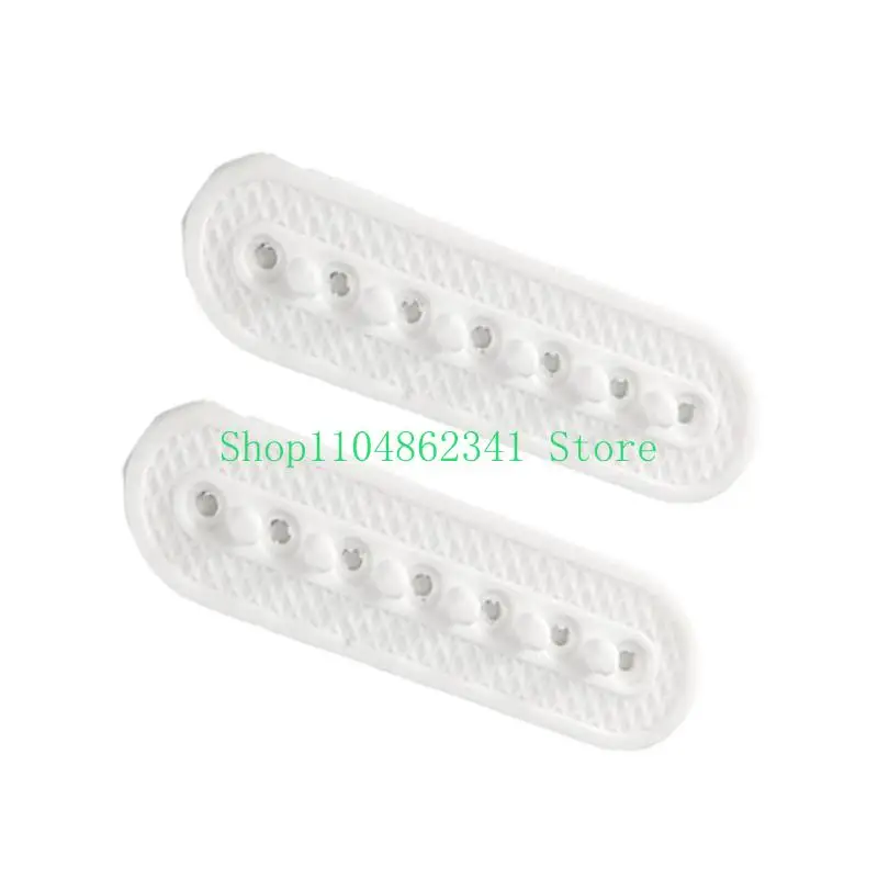 652F 7 Hole Silicone Adjustable Fastener Hat Size Extenders Snapbacks Strap