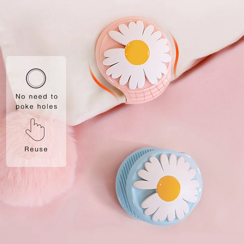 4/8pcs Daisy Bed Sheet Cover Quilt Holder Buckle Safety Invisible Quilt Cover Clips Seamless Anti-slip Duvet Fasteners Bed Clips