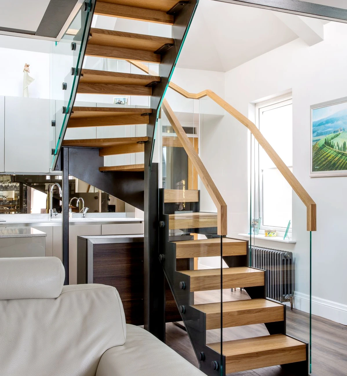 التخصيص بالجملة تسلق خطوة الدرج الحائط أثاث الحائط أربع خطوات درج الأثاث #5