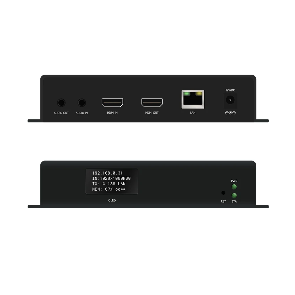 H.264 H.265 1080P60 HDMI Video Streaming Encoder with SRT RTP HTTP HLS ONVIF HEVC IP Encoder HDMI