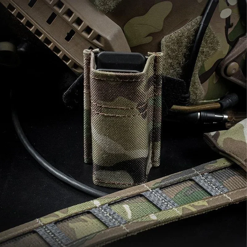 Tactical Quick Draw 9mm Single Mag Pouch MOLLE Mag Magazine Pouch Carrie Belt Pistol Mag Holder Paintball Accessories - view 6