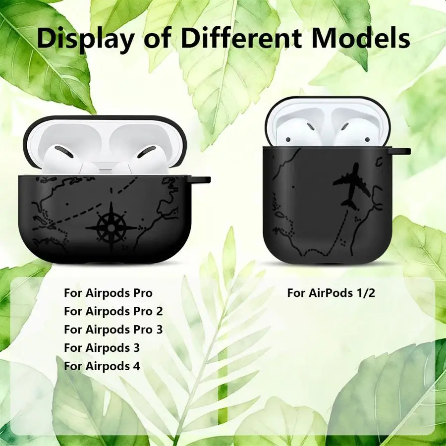 Earphone Cases Cover Case For Airpods Pro 2 1 Pro3 Pro2 3 4 World Travel Airplane view 4