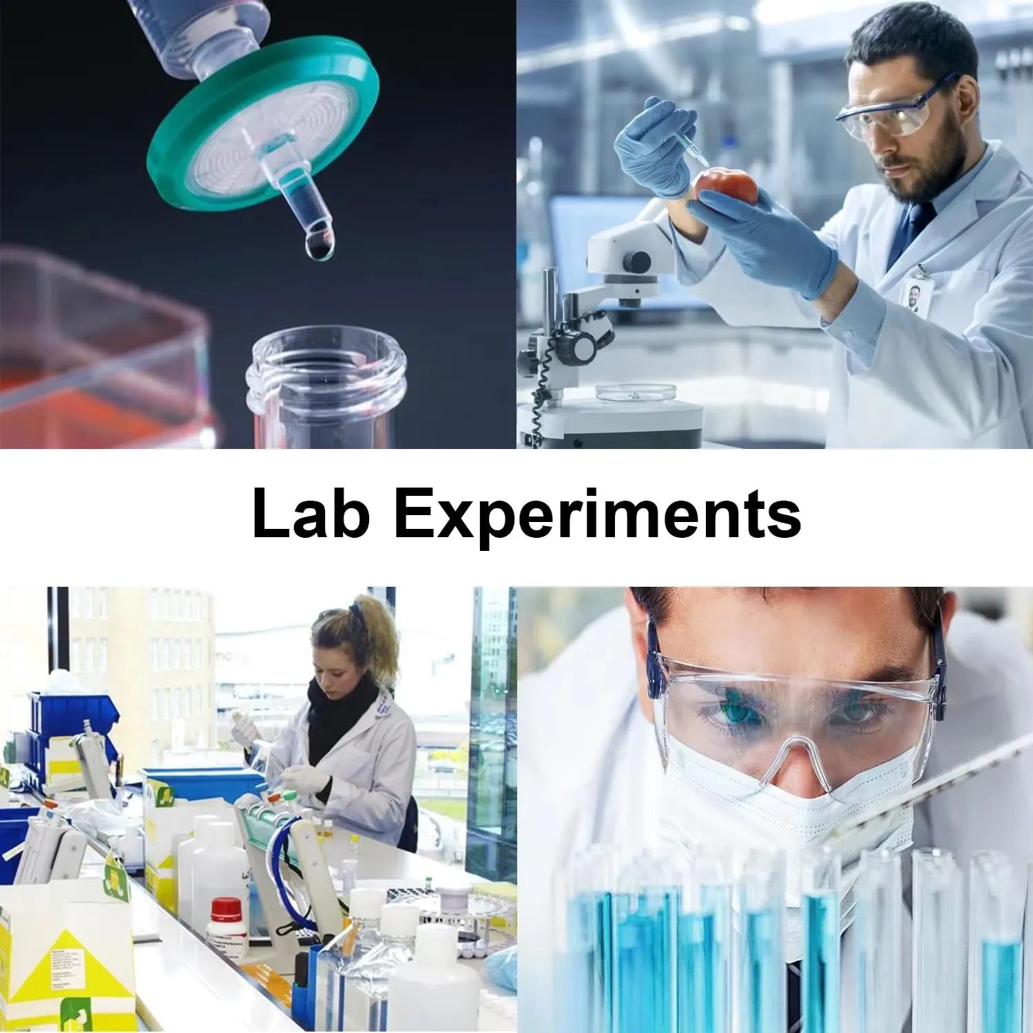 25/10er Pack 3ml Einweg-Luer-Lock-Spritzen mit Edelstahlnadel, Einzeln Versiegelt Verpackt für Haustier-, Nutztier- und Laboranwendungen – Detail 3