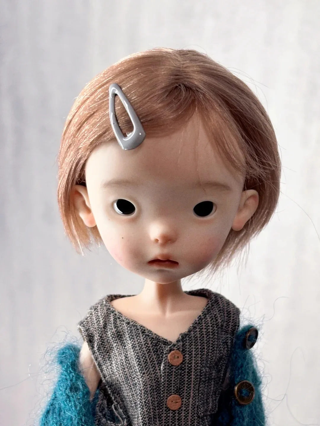 

Кукла BJD 1/6, масштаб landouddou, синяя фасоль, игрушка из смолы для девочек, подарок на день рождения, куклы в предложениях, шарнирные куклы