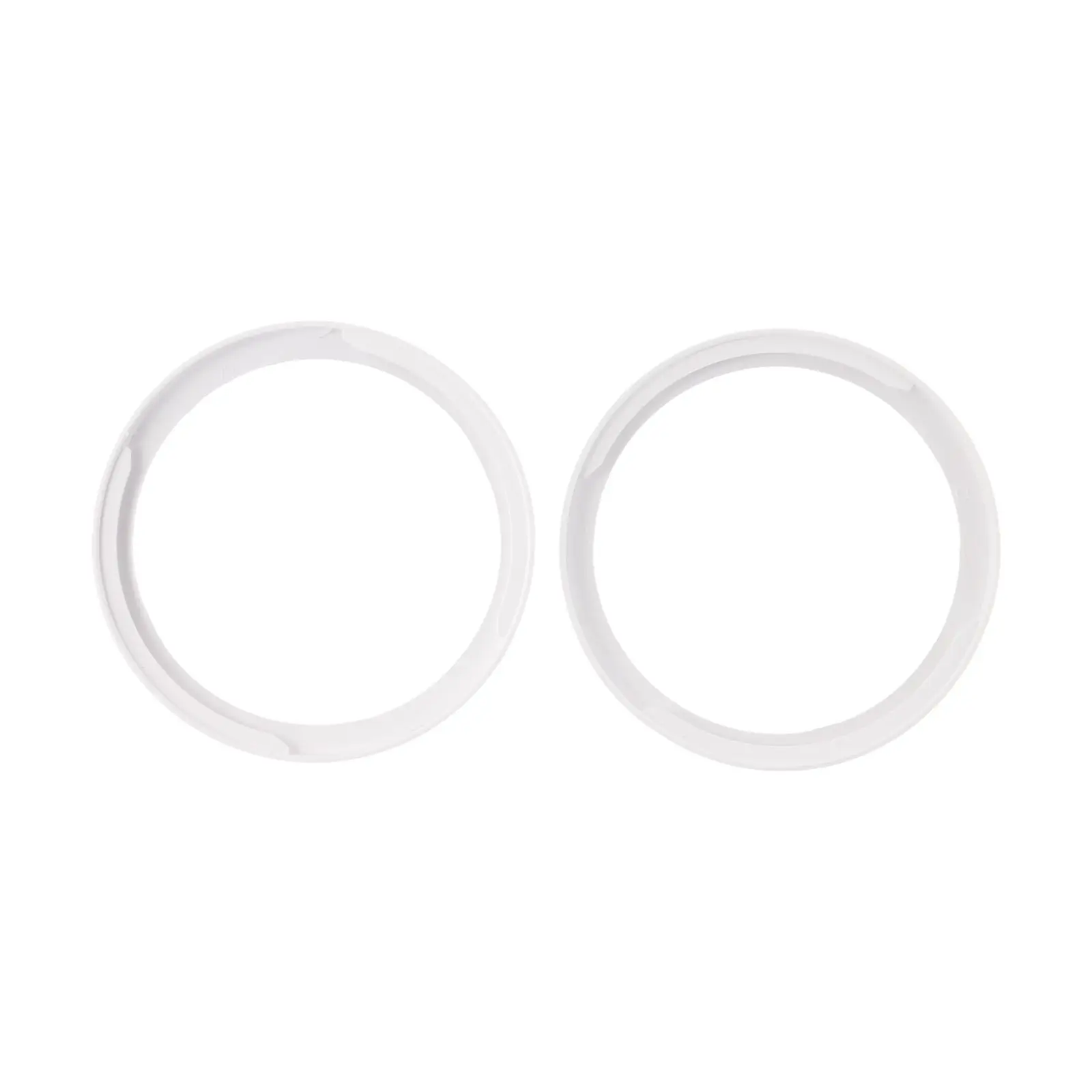 2pcs AC For Exhaust Hose Connector Ring 13cm 15cm 18cm White PVC Clamp For Mobile Air Conditioner Pipe Easy Install Accessories