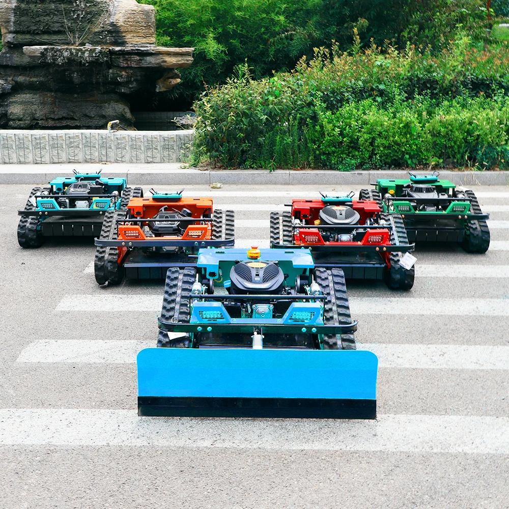 

Deposit for Delivery Crawler Lawn Mower With Snowplow Attachment,Adjustable Cutting Width and Snowplow Angle,Zero turn Mower.