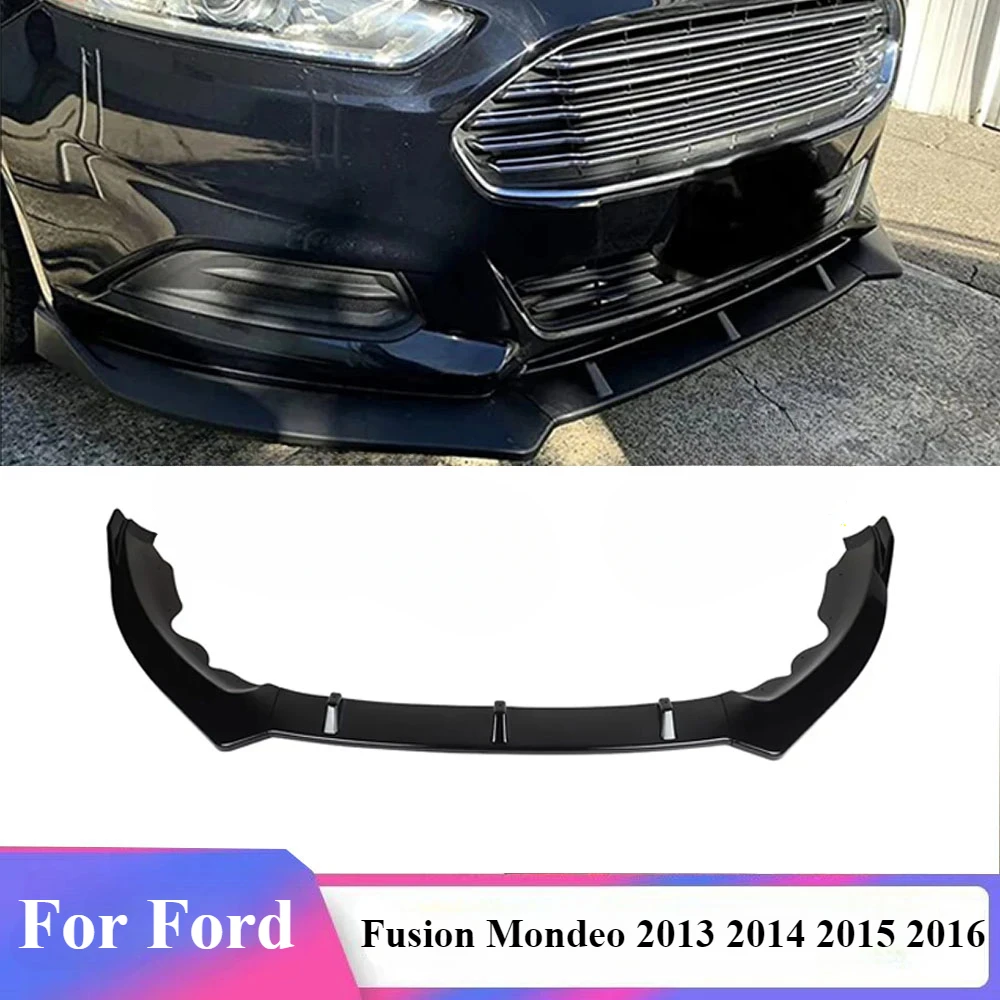 For Ford Fusion Mondeo 2013 2014 2015 2016Car Accessories Car Front Bumper Splitter Lip Diffuser Body Kit Spoiler Guard