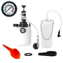 3L Manual Brake Bleeder Kit with 1L Oil Bottle Fluid Pressure Bleeding Vacuum Pump Tool Set