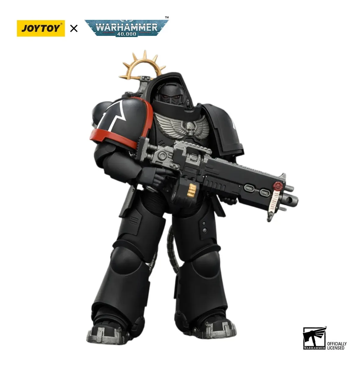 

JOYTOY Warhammer 40000/40k Game Edition Raven Guard Heavy Intercessor with Heavy Bolt Rifle and Bolt Pistol Action Figure Doll