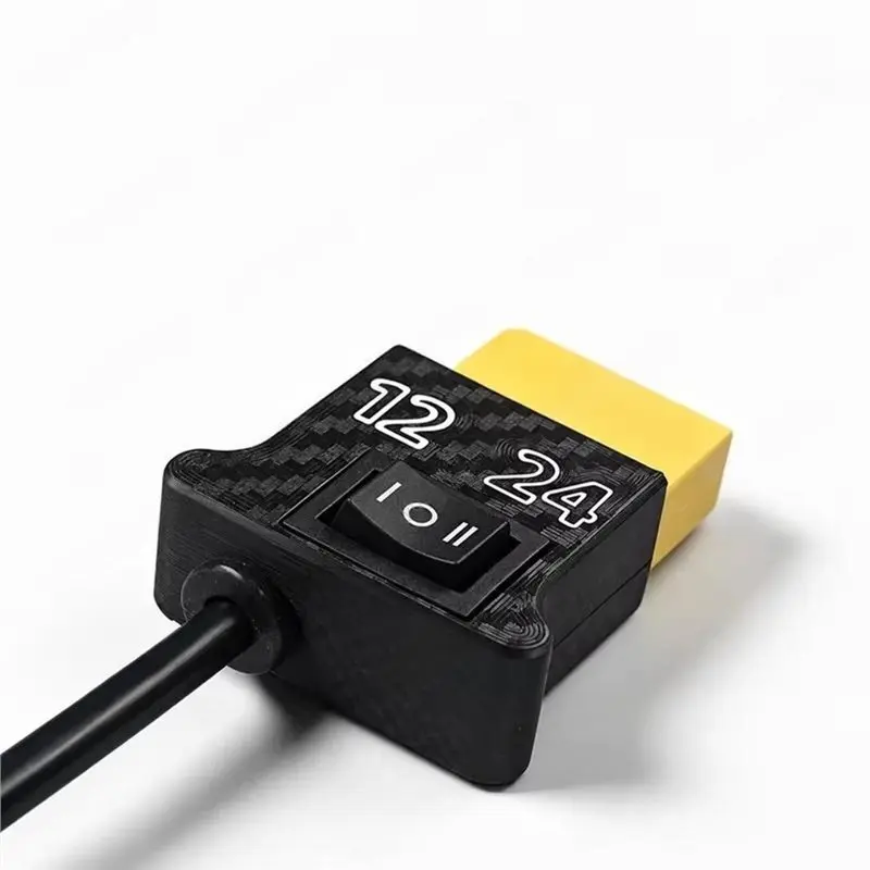 sdc-xt120-m-plug-to-xt60-cable-12-24v-dual-voltage-power-supply-adapter-cable-w-selector-switch-for-dji-power-station