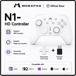 MOBAPAD N1S / N1 HD 2.4G Wireless,Hall Effect Joystick Controller For Nintendo Switch 2 PC Android iOS Gamepad Game Accessories
