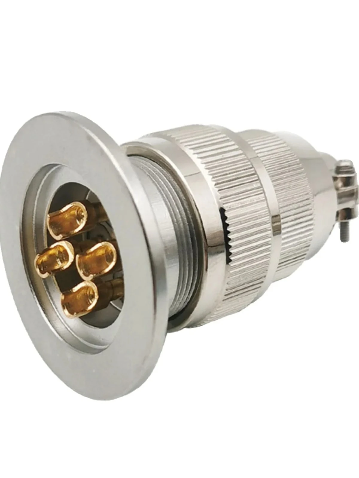 1 Piece Aviation Plug 304 Stainless Steel KF16/25/40 Vacuum Airtight Glass Sintered Feedthrough Installation Connector