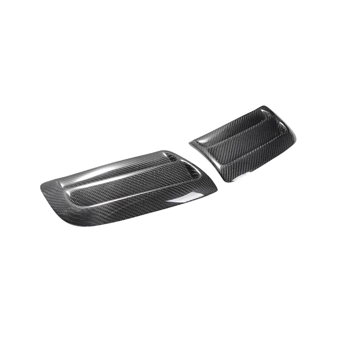 Car Front Side Fenders Bumper Air Vent Duct Cover for Benz C Class W204 C63 AMG 2008-2011 Air Vent Trims Sticker Covers