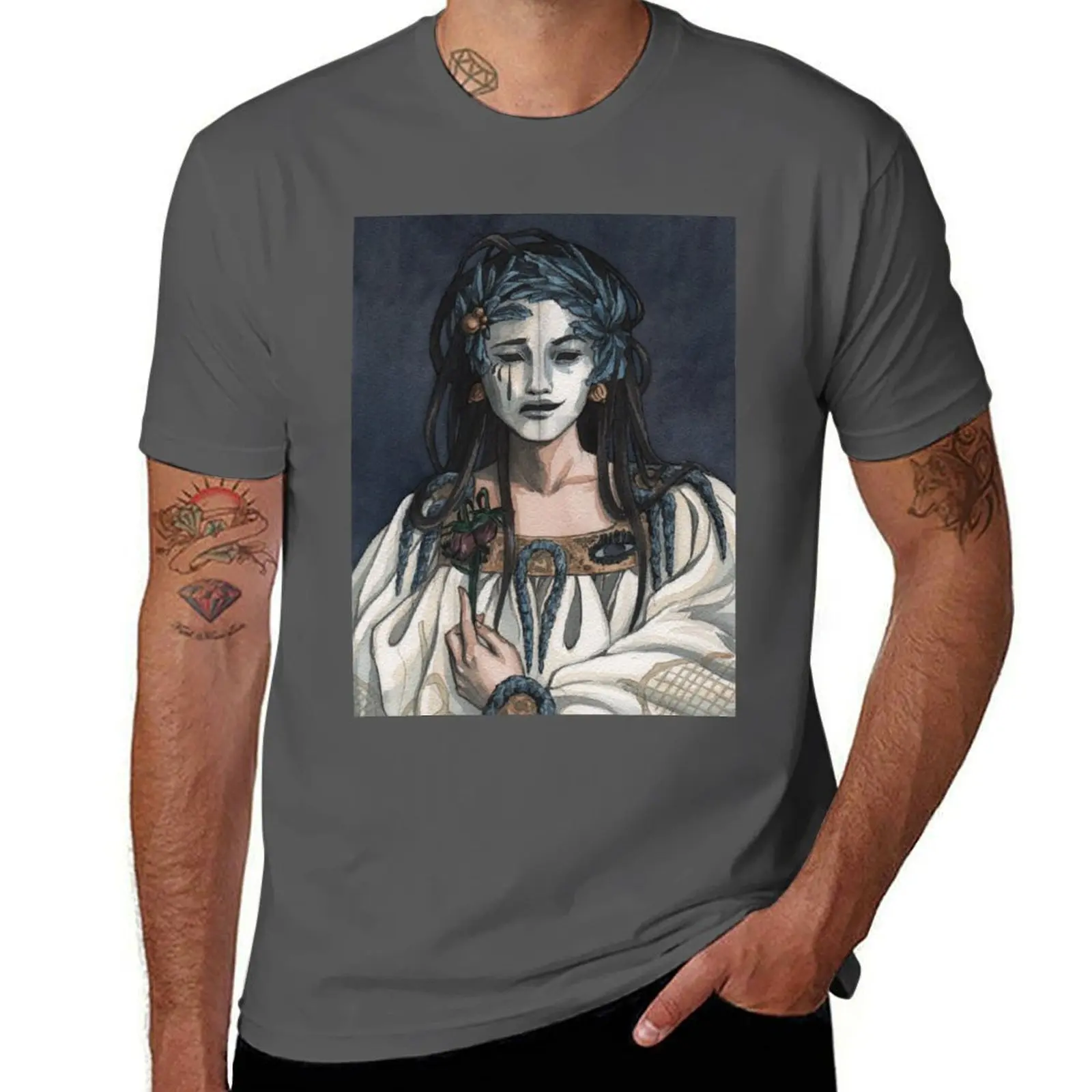 

Bai WuXiang T-Shirt Trend Art Print T-Shirt