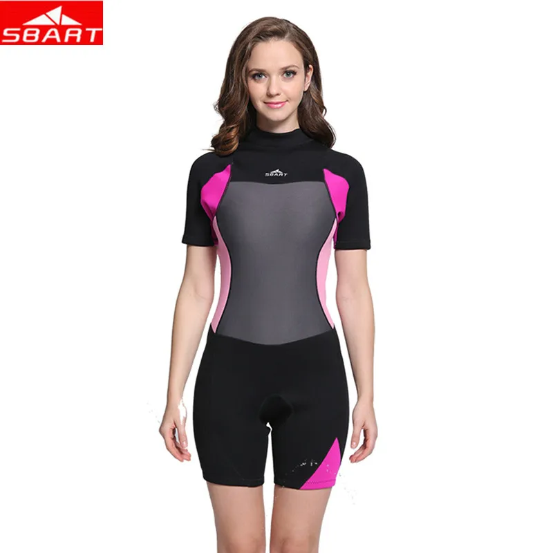 SBART-Combinaison de plongée en néoprène pour femme, vêtements de natation, maillots de bain pour femme, surf imbibé, plongée en apnée, sports