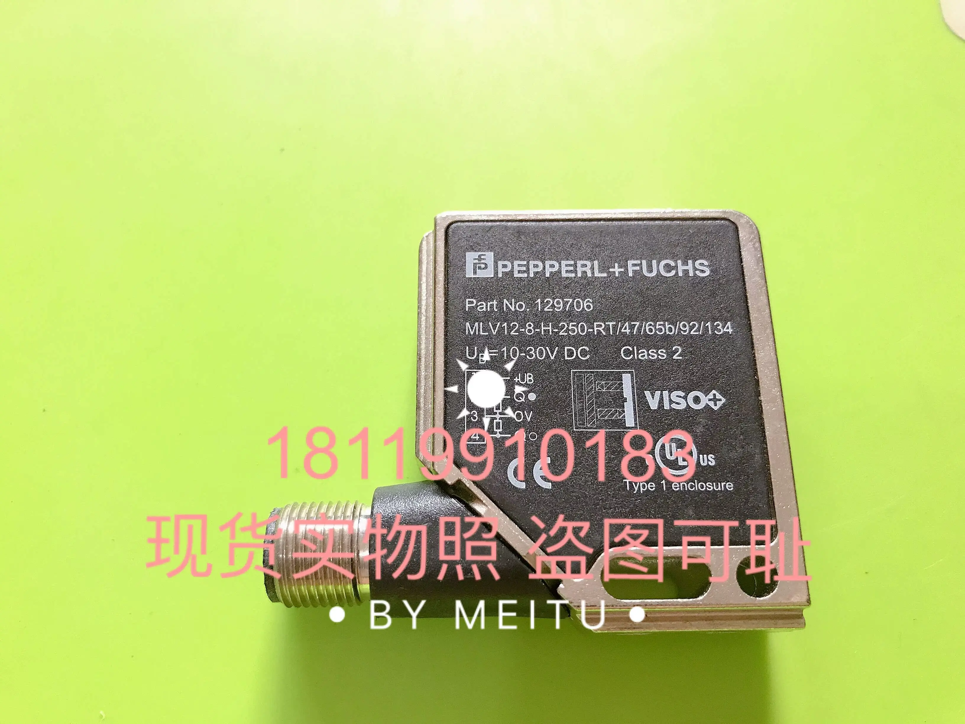 P+F Photoelectric Switch MLV12-8-H-250-RT/47/65a/92/134 129706 In Stock.