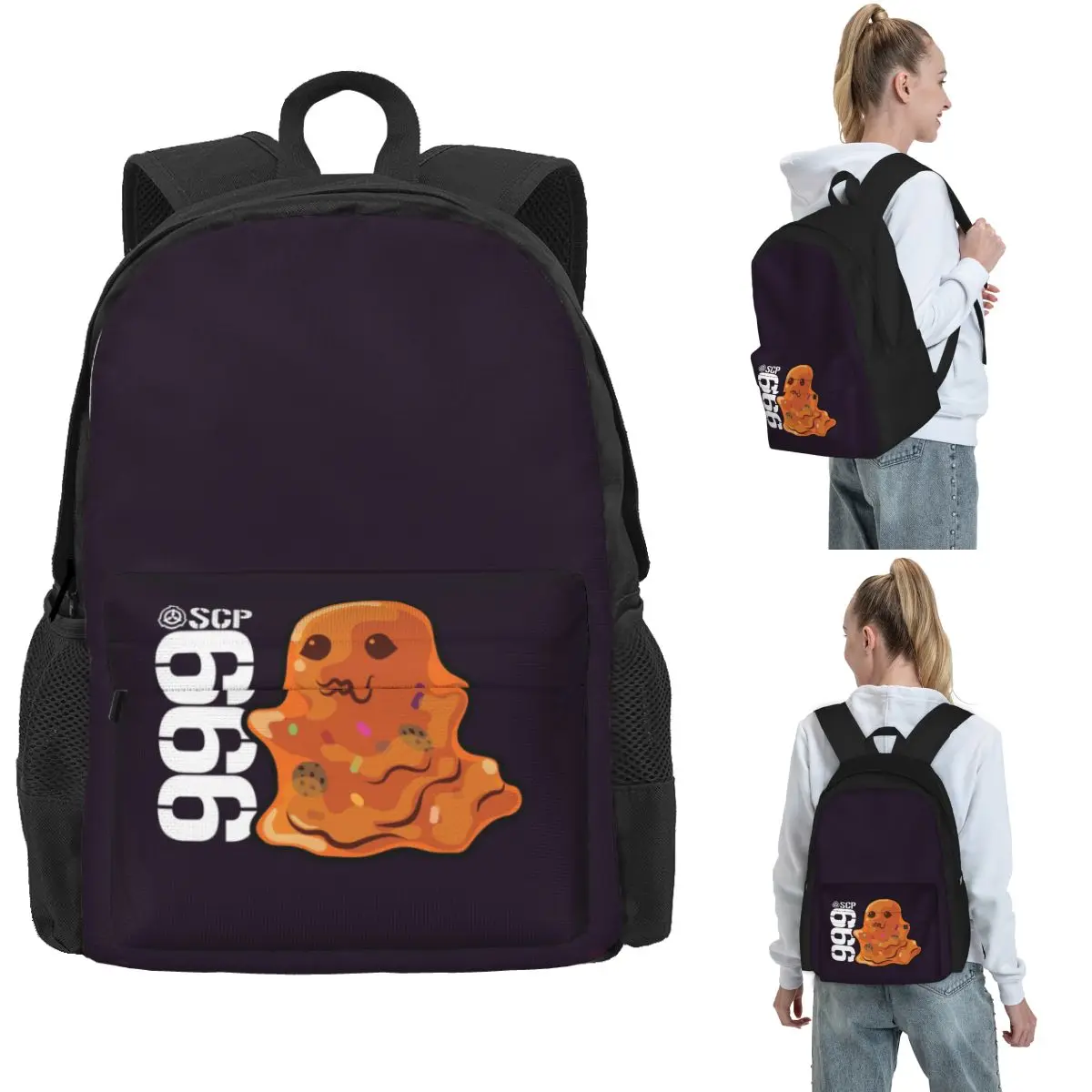 SCP-999 Tickle Monster SCP Foundation Backpack Hot Sale Daypack Large Capacity Boys Girls BookBag School Bag
