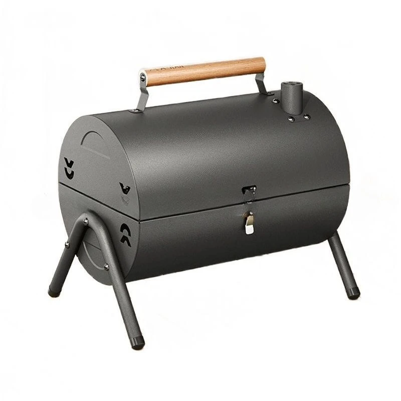 Double Sided Double Barbecue Table Garden Outdoor Barbecue Grill