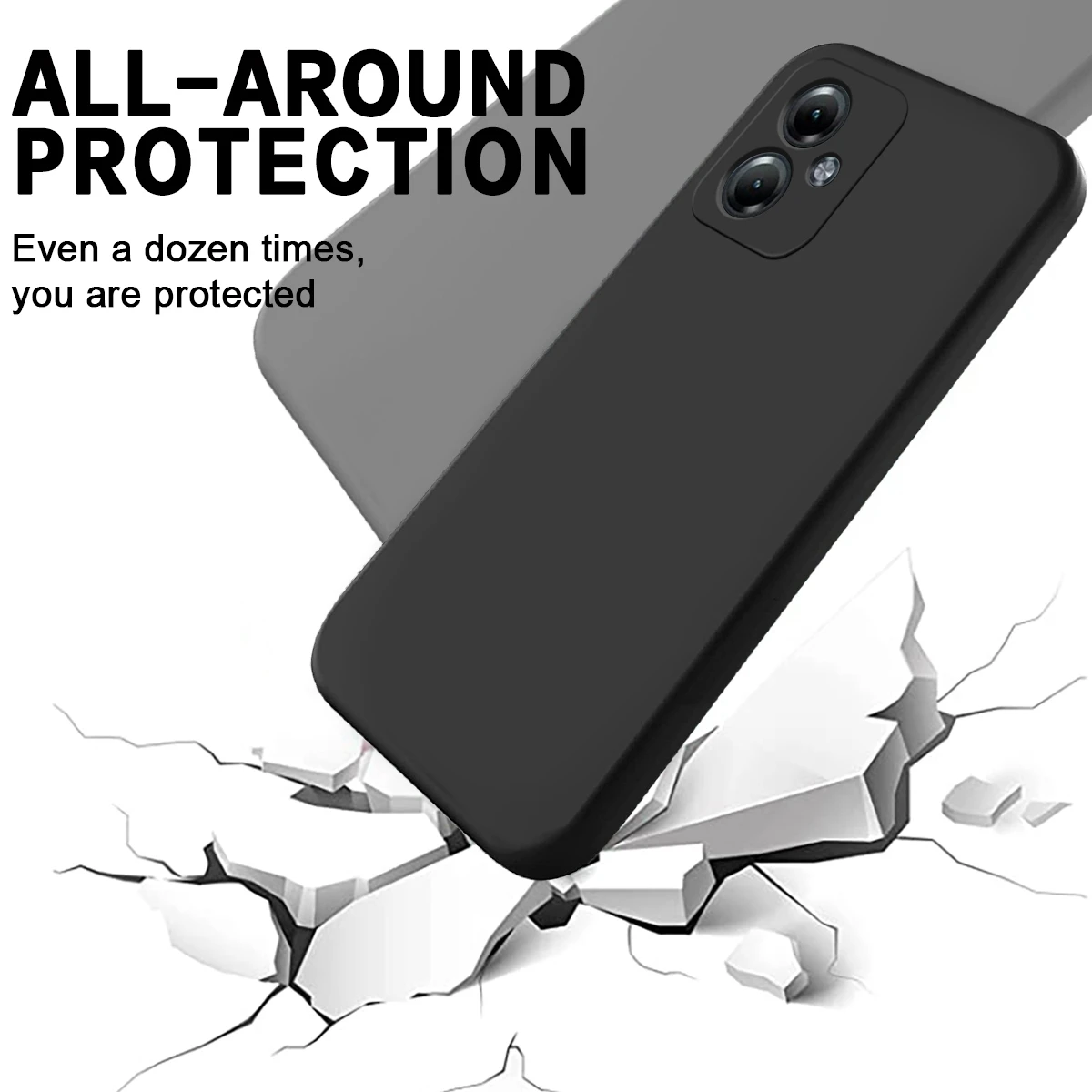 Untuk Motorola G54 casing cair silikon lunak cantik penutup tahan benturan untuk Motorola G14 Fundas ponsel untuk Motorola G04 G24 G34 G84