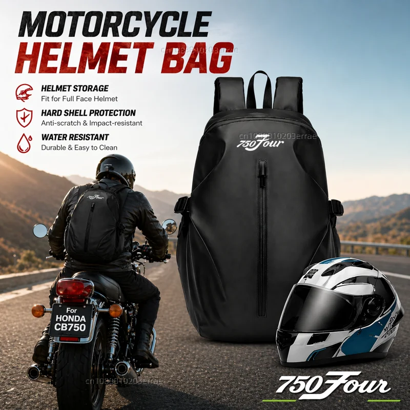 Knight Backpack Motorcycle Helmet Bag Travel Equipment Waterproof Large Capacity Riding Gear For HONDA CB750 CB 750 HORNET 2023