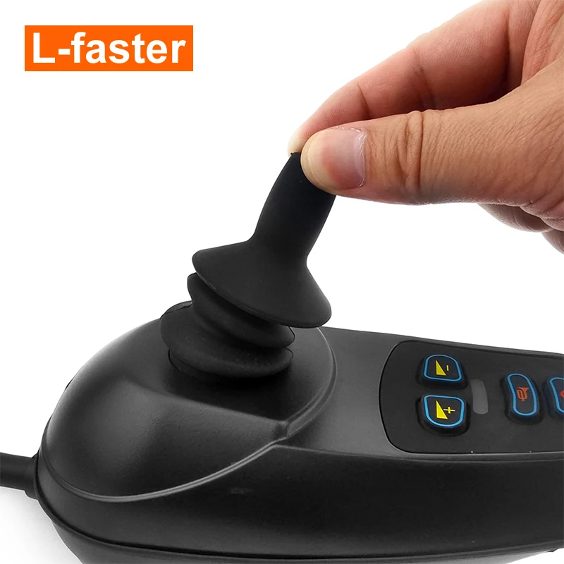 L-faster Contrôleur de joystick de moteur brossé à double entraînement 24V avant arrière Max Courant 45A Pour Intérieur Électrique Fauteuil Roulant avec télécommande