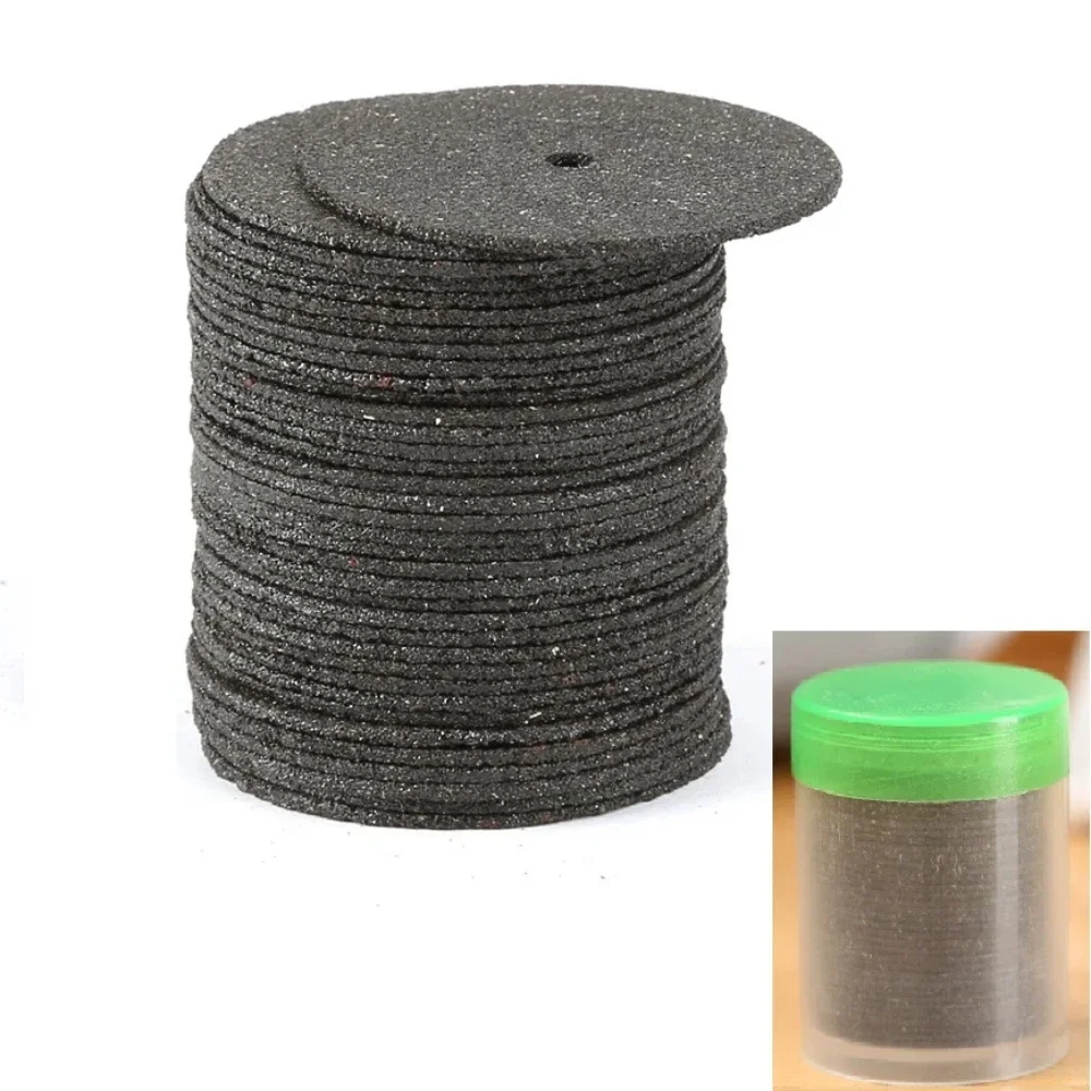 36Pcs per Tube Black 24mm Abrasive Disc Cutting Discs Reinforced Cut Off Grinding Wheels Metal /Plastic Rotary Blade Cutter Tool
