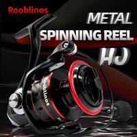 ROOBLINOS HJ New 5.2:1 Spinning Reel Lightweight Spool 1000-7000 Multi-Purpose Fishing Reel for Freshwater