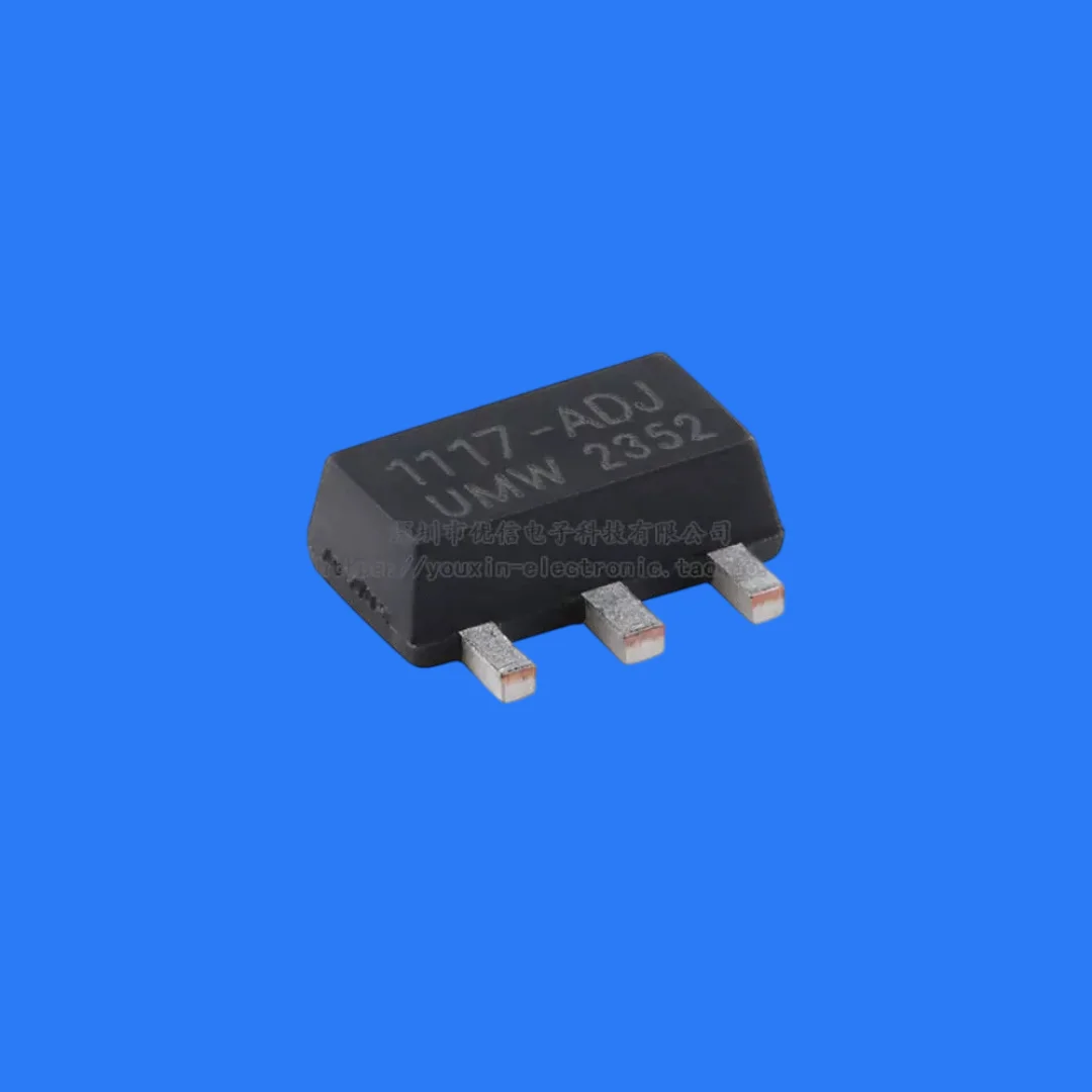 100pcs/original genuine AMS1117-ADJS SOT-89 1A linear regulator