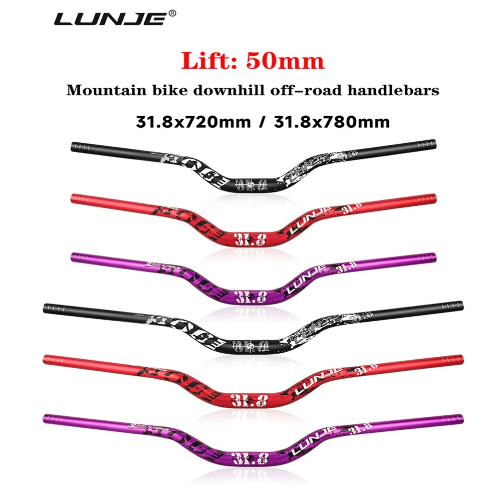 

Руль MTB высотой 50 мм XC/AM, велосипедный руль для бездорожья, удлиненный велосипед 720-780 мм, большой угол, ручка «Ласточка»