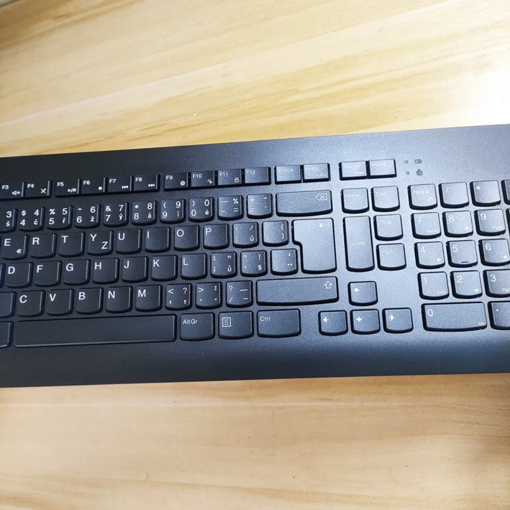 For Lenovo Czech Version Wireless Keyboard Mouse Combo KBRFBU71 Foreign Language Keyboard (002)