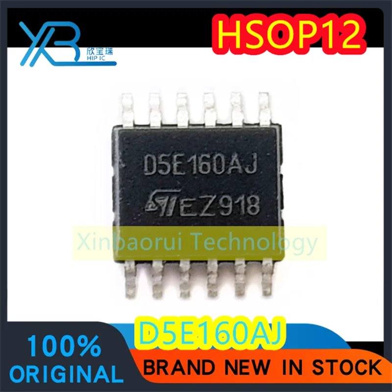 

BCM Computer Board for Car, Small Light Driver IC Chip, Brand New, Good Quality, D5E160AJ, VND5E160AJ, HSOP12, 2 Pcs, 30 Pcs