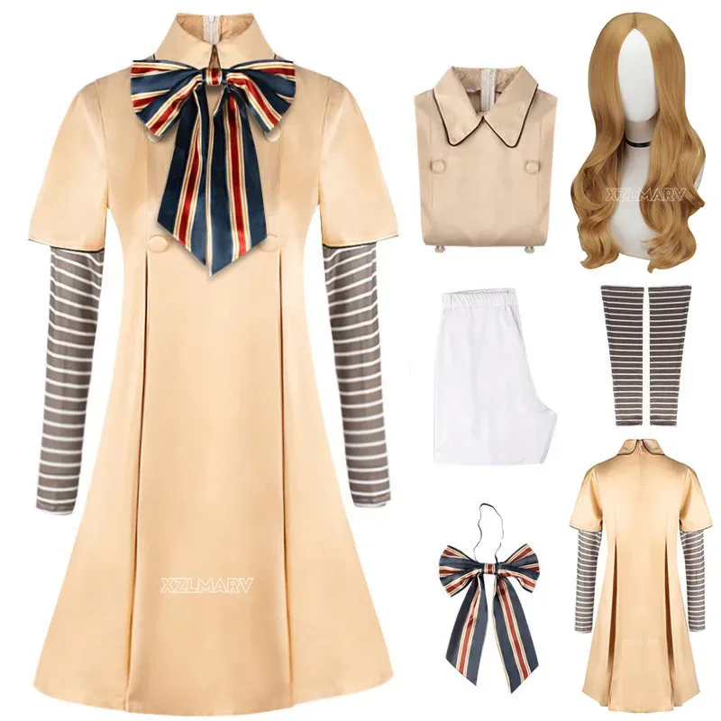 

MEGAN Cosplay Dress for Kids Girls Women AI Doll Robots Megan Dresses Uniform MEGAN Girls and Adult Cosplay Halloween Costume
