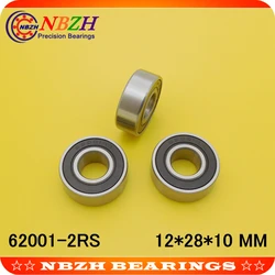 NBZH bearingHigh Quality Deep Groove Ball Bearing 62001 2RS 62001-2RS 12X28X10 12*28*10 Mm