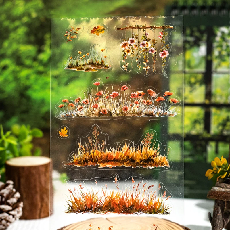 كتاب ملصقات مستر بيبر بلانت 24 ورقة/حزمة ملصقات عباد الشمس للحيوانات الأليفة كتيب المنزل ملصقات كاواي مزخرفة هدايا للأصدقاء #1