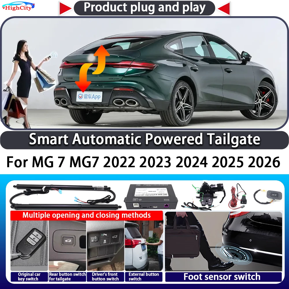 

For MG 7 MG7 2022 2023 2024 2025 2026 OEM Smart Automatic Powered Tailgate Key Control Trunk Close Kit Electric Power Tailgate