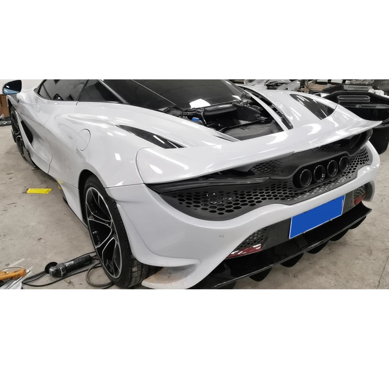 Factory Hot Selling 765LT Body Kit für den 720S Mesh Vors Style Glossy Black Carbon Fiber Front Engine F