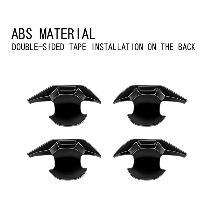 

Car Bright Black Car Exterior Styling Door Handle Bowl Guard Trim Cover Replacement Parts For Toyota Alphard 40 Series 2023+