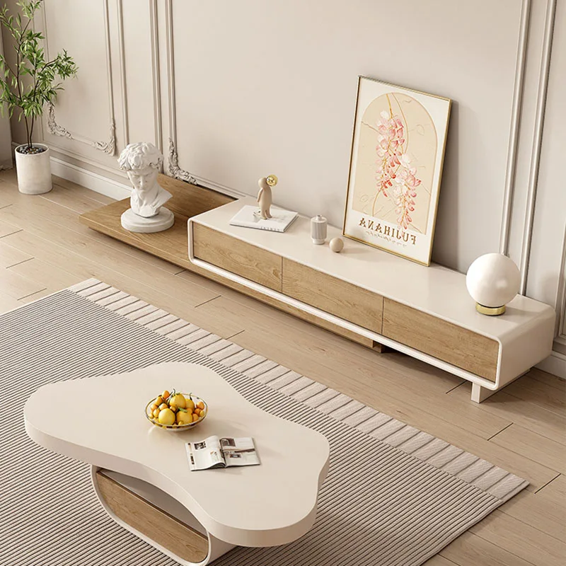 Mobile Theater Tv Stands Solid Wood Console Salon Pedestal Luxury Computer Tv Stands Display Moveis Para Casa Hotel Furniture image 3