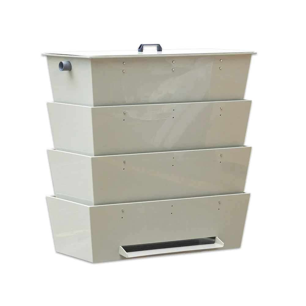 فلتر باتريات برجي من كلوزون لحوض السمك وبركة الكوي، فلتر ترشيح مائي لمعالجة المياه