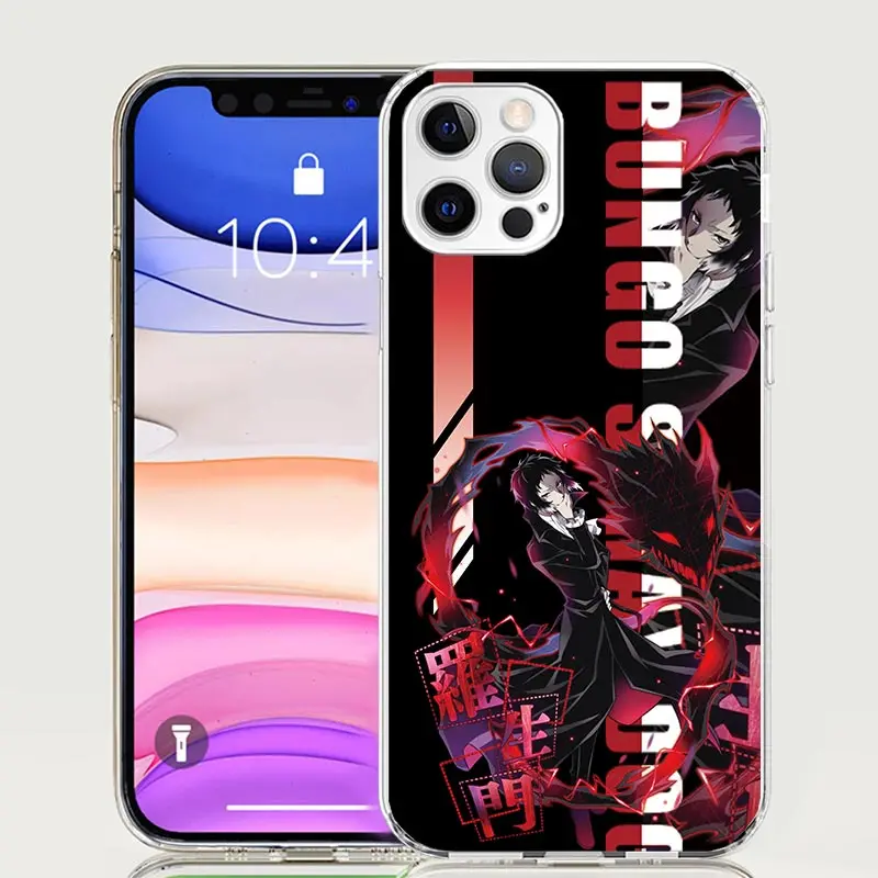 Anime Bungo Stray Dogs Phone Case For iPhone 16 15 Plus 11 14 Pro Max 13 12 Mini XS X 7 8 + SE Pattern Customized Couqe Cover 11 image 4
