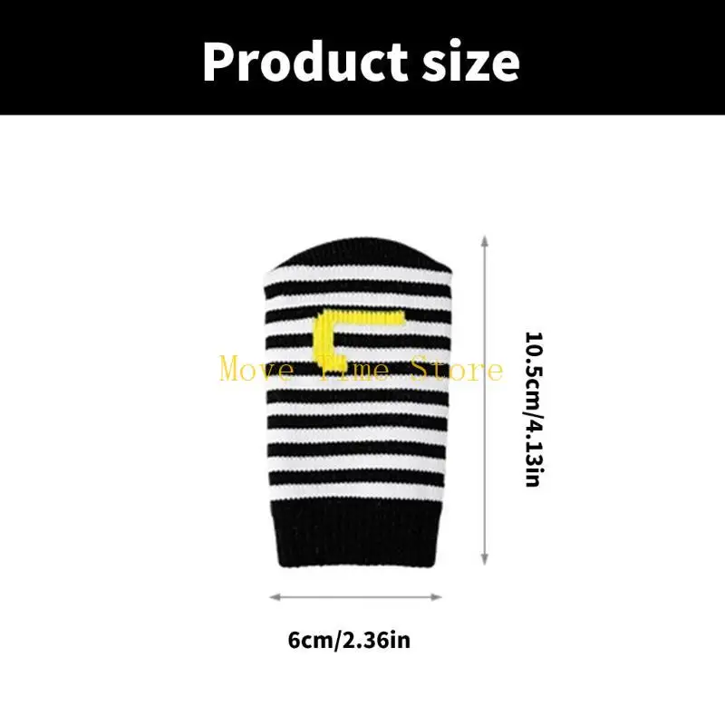 92ME Knitted Golfing Putter Headcover Mallet Putter Head Cover Golfing Accessories