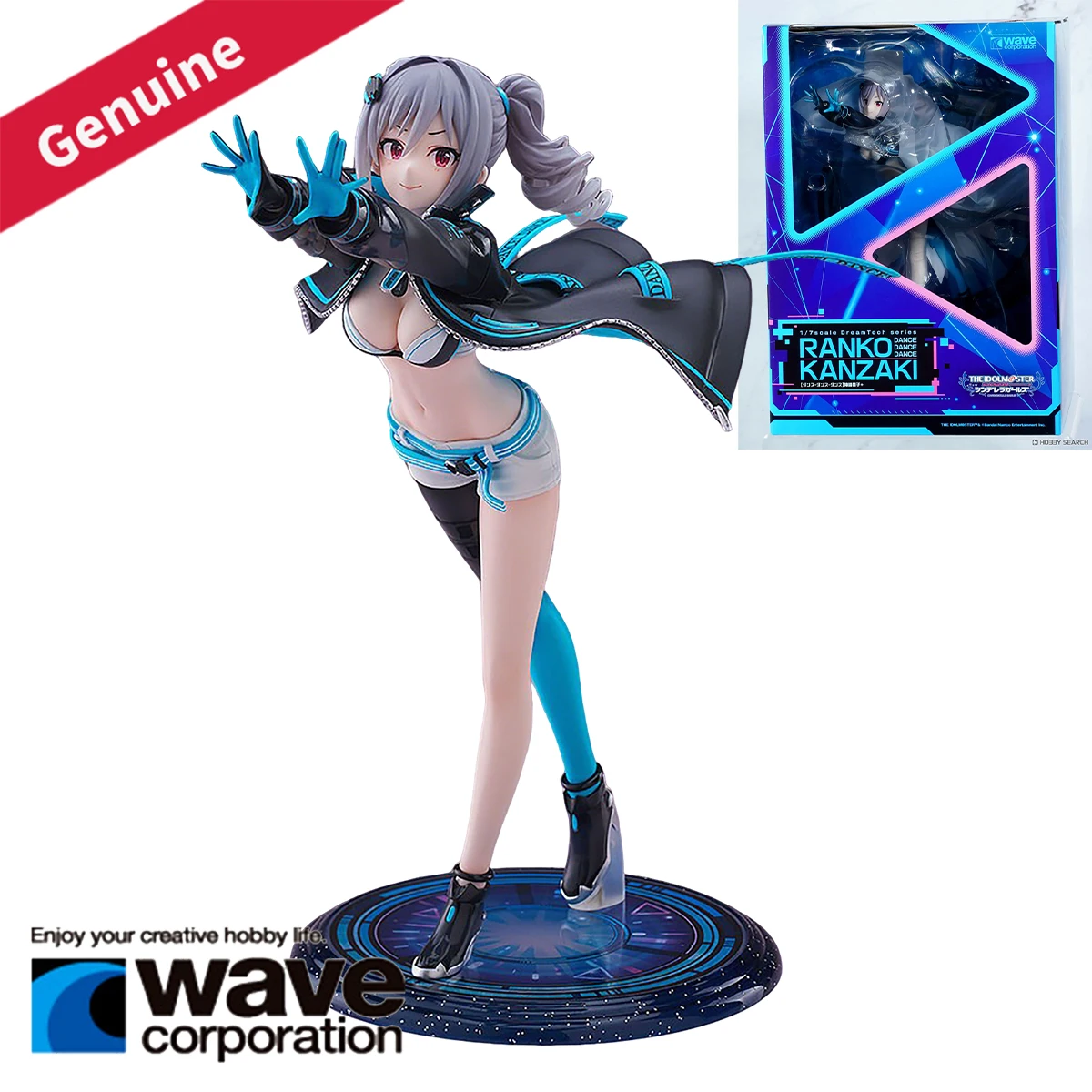 

Original Genuine Wave Prepainted Dream Tech THE iDOLM@STER Cinderella Girls Kanzaki Ranko [Dance Dance Dance]+ Anime Figure Gift