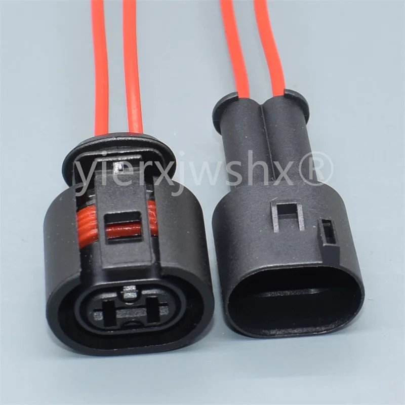 1Set 2P 357973332 357973202 6N0927997A Auto ABS Pump Front Wheel Sensor Wire Connector Car Replacement Socket Parts