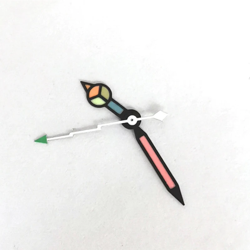 Jam tangan modifikasi dengan tiga tangan petir tangan kedua warna dan lampu malam, cocok untuk NH35/NH36/4R/7S gerakan, Rolex Submar