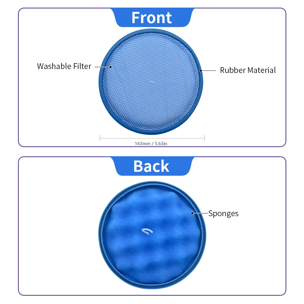 H13 Bụi HEPA Lọc Xốp Lọc Dành Cho Samsung Xoáy Thuận Ngoại Lực SC21F50HD SC15F50HU SC21F50HE SC50VA VC-F700G Hút Phần