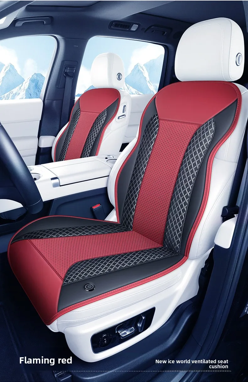 Cool Ventilation Seats Universal Car Seat Ventilation Cover Car Blowing Summer Cool SUV Car Seat Cushion Breathable Auto Cooling