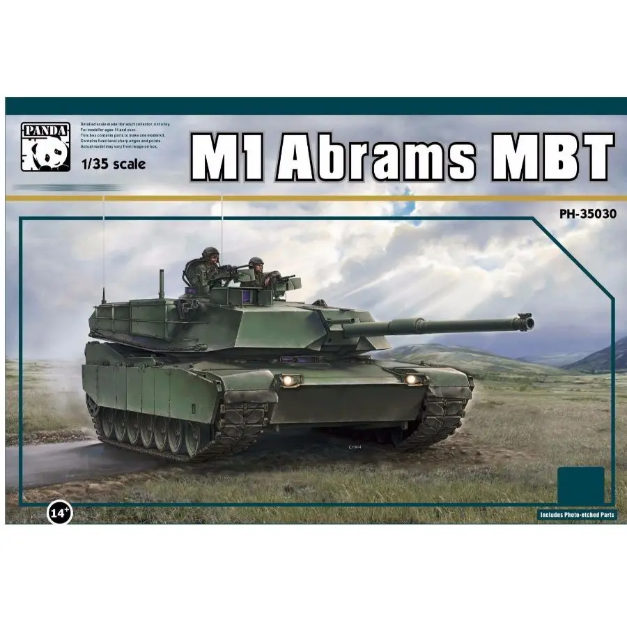 PH35030 Panda Hobby 1/35 US M1 Abrams MBT (105mm) (Plastic Military Model Kit)