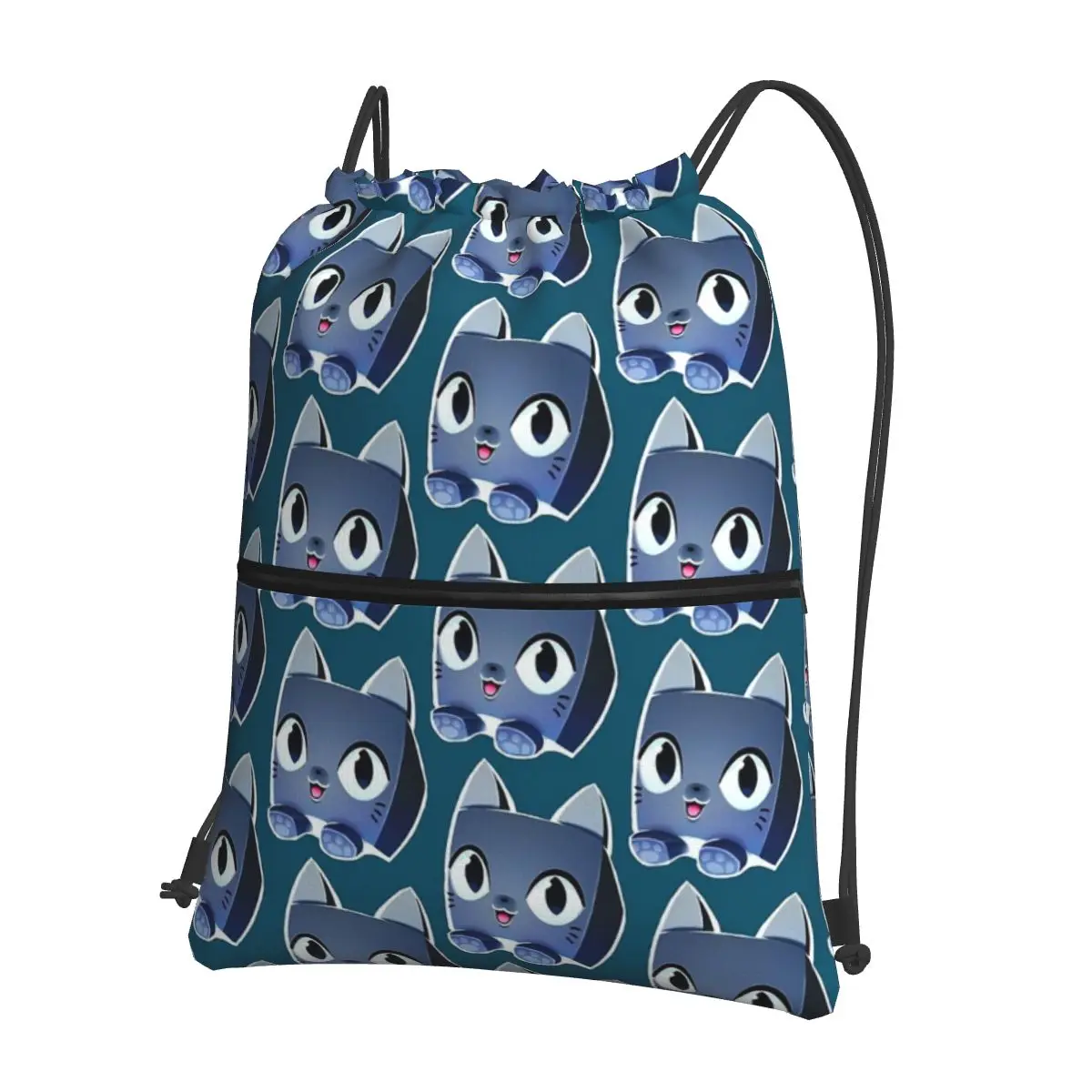 Pet Simulator X Code Mochila, Drawstring Bag, Pacote Multifuncional, Sacos de Livros de Bolso para Viagem, Esporte, Homem, Mulher