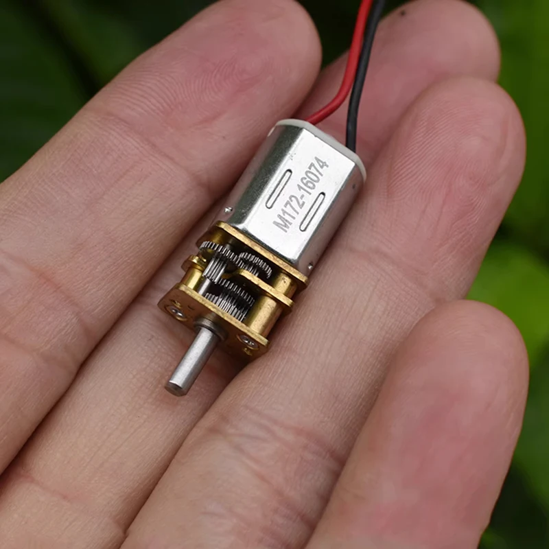 GA12-N20 Mini Full Metal Micro Gear Box Reduction Motor DC 5V-6V 29RPM-35RPM Slow Speed D-Shaft Large Torque view 5