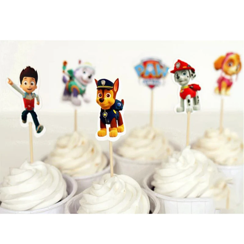 PAW Patrol Verjaardagsfeestje Decoratie Nieuwe Versie Ballon Set Wegwerp Servies Kid Event Supplies Banner Achtergrond Cadeau